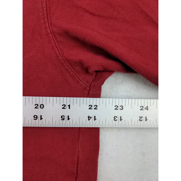 Mens Quiksilver Short Sleeve Polo Shirt Size L Red Logo Collared - Picture 9 of 10